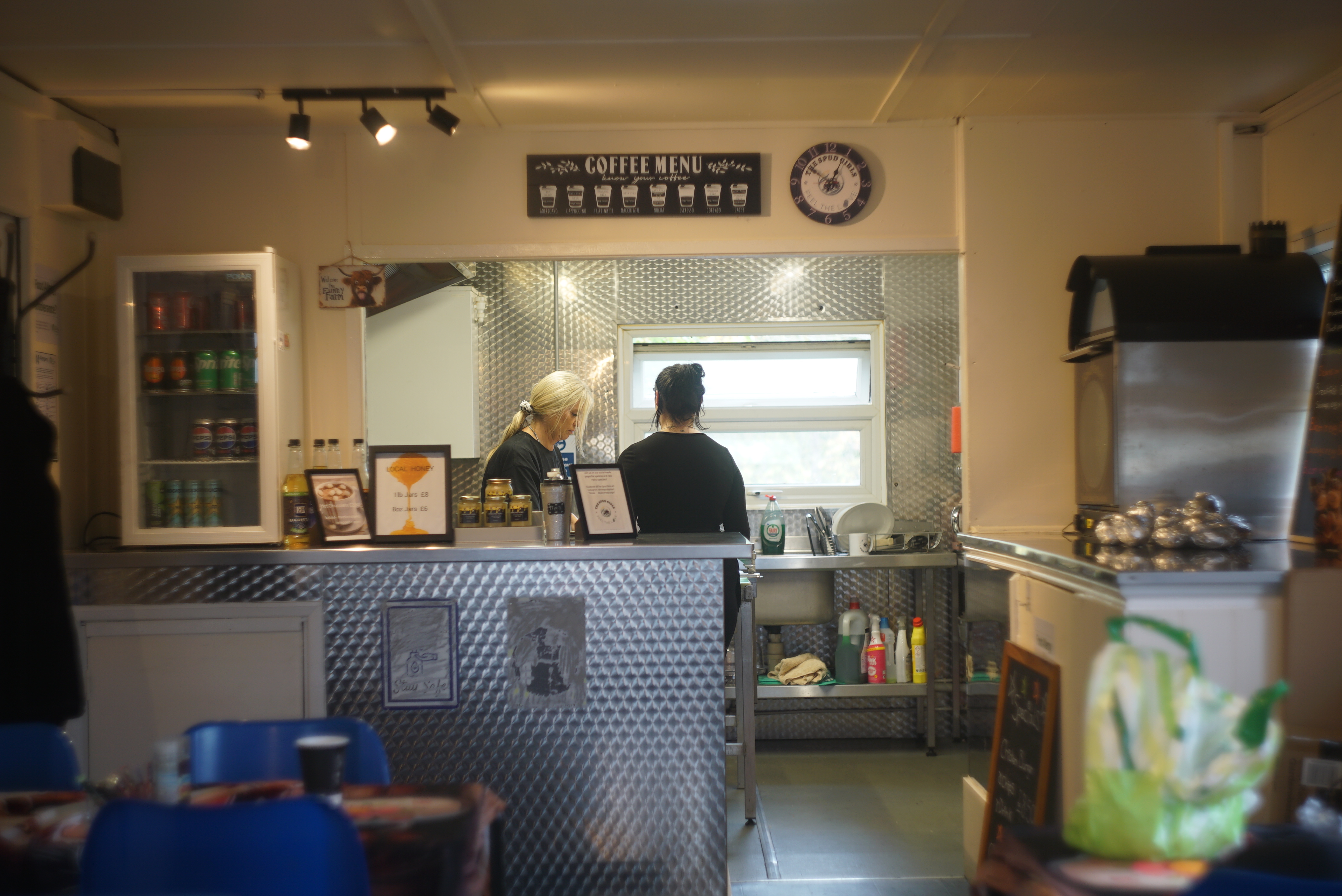 The Spud Girls cafe interior